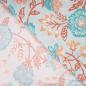 Preview: Viskose Voile Ibiza, Blumen Tiffany, Hellmint